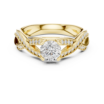 Glacial Ice Lab grown diamond Rings design