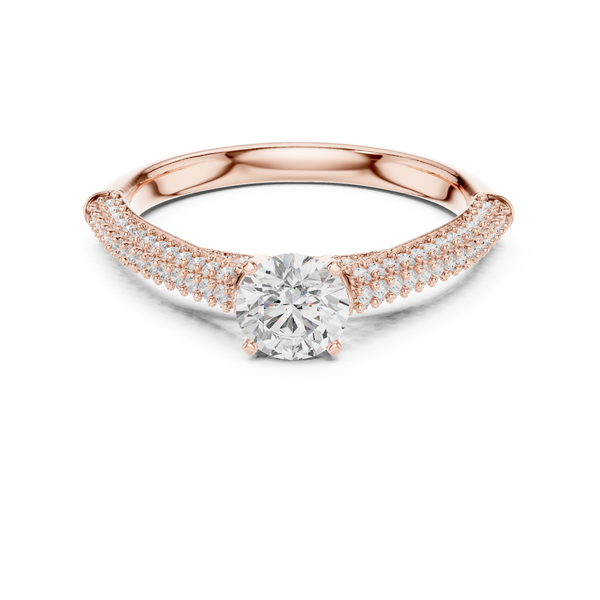 Quartz Clear Lab grown diamond Rings design