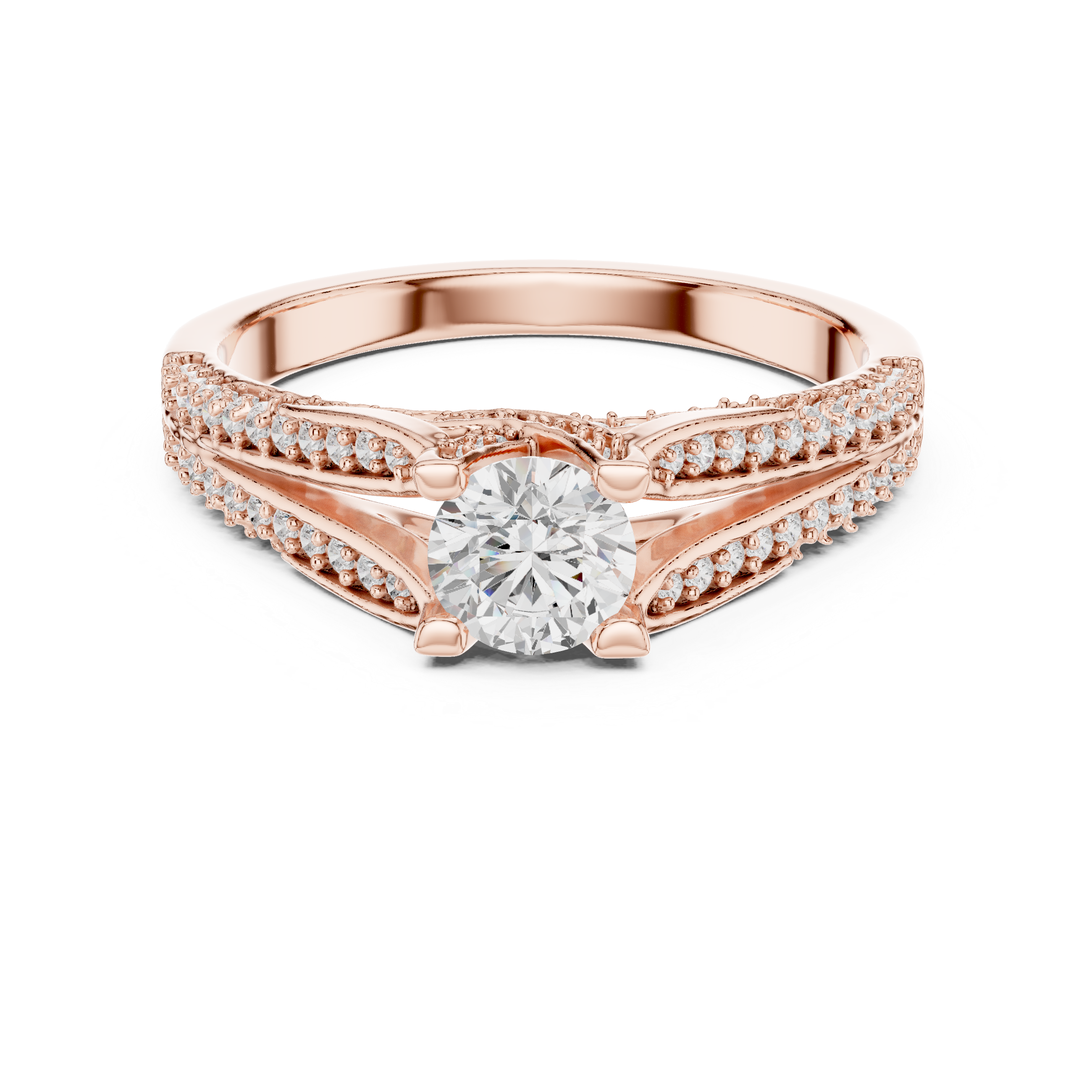 Yellow Gold Lab grown diamond Rings design