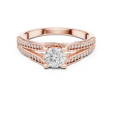 Yellow Gold Lab grown diamond Rings design