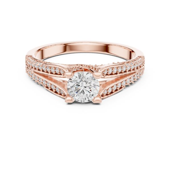 Yellow Gold Lab grown diamond Rings design