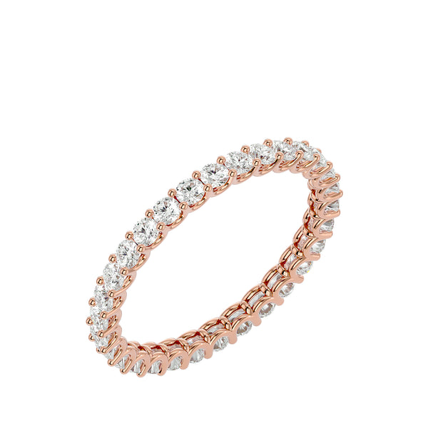 Elegant Pave Set Diamond Ring