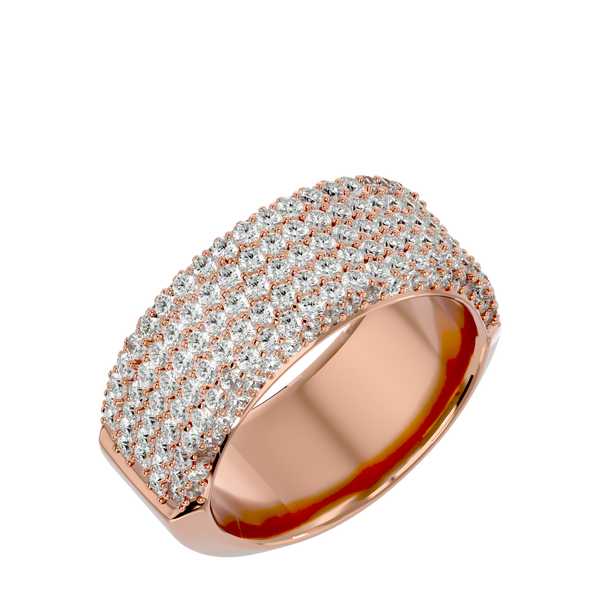 Wide Diamond Band