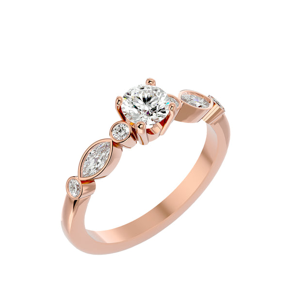 Stylish Diamond Engagement Ring