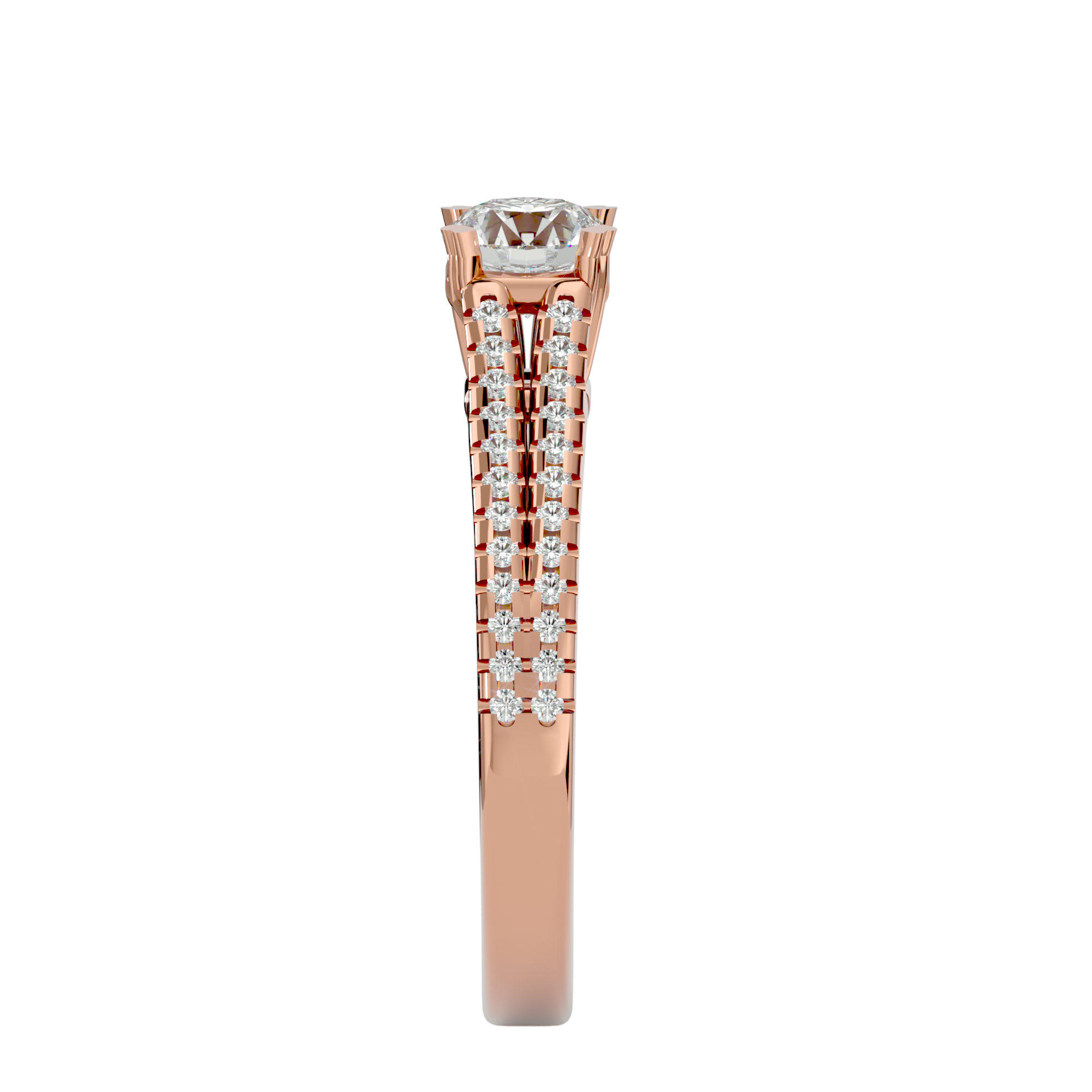 Romantic Gold Diamond Ring