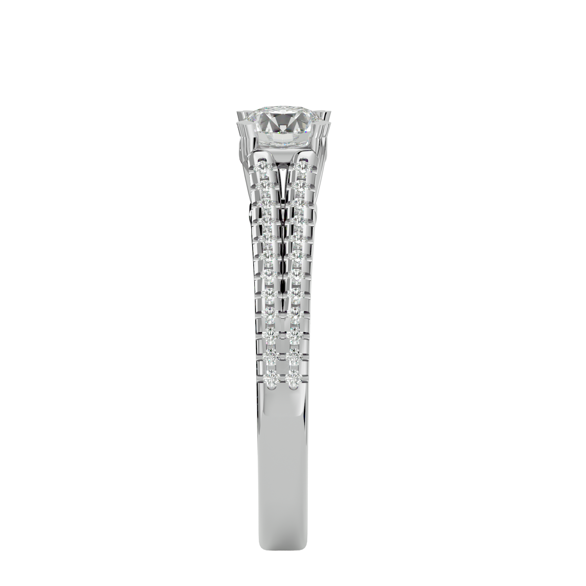Romantic Gold Diamond Ring