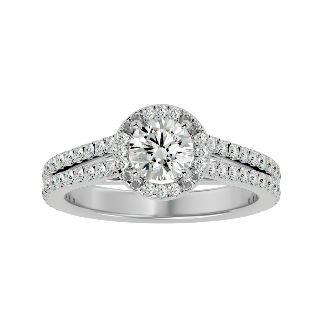 Twinkling Treasure Solitaire Womens Ring