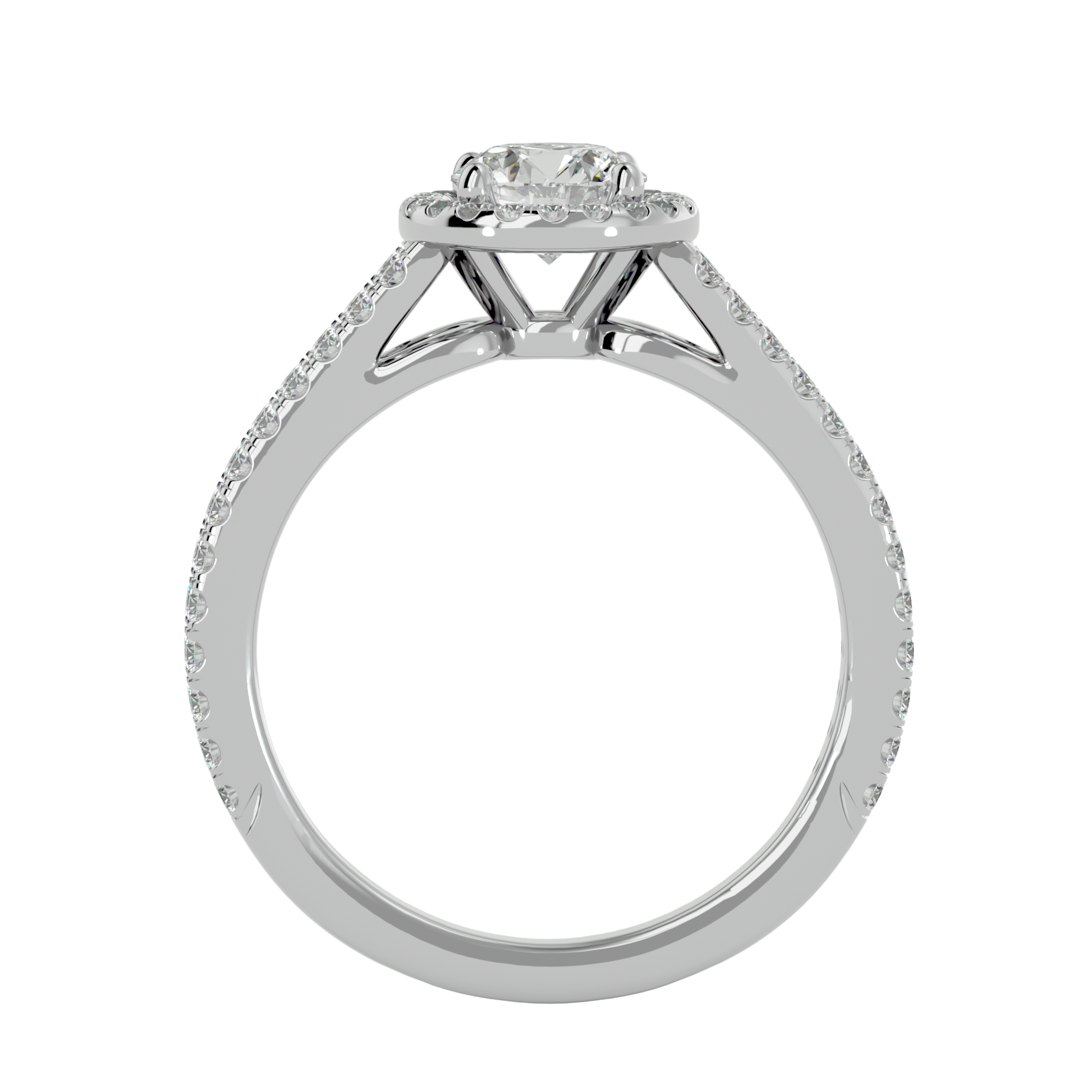 Twinkling Treasure Solitaire Womens Ring