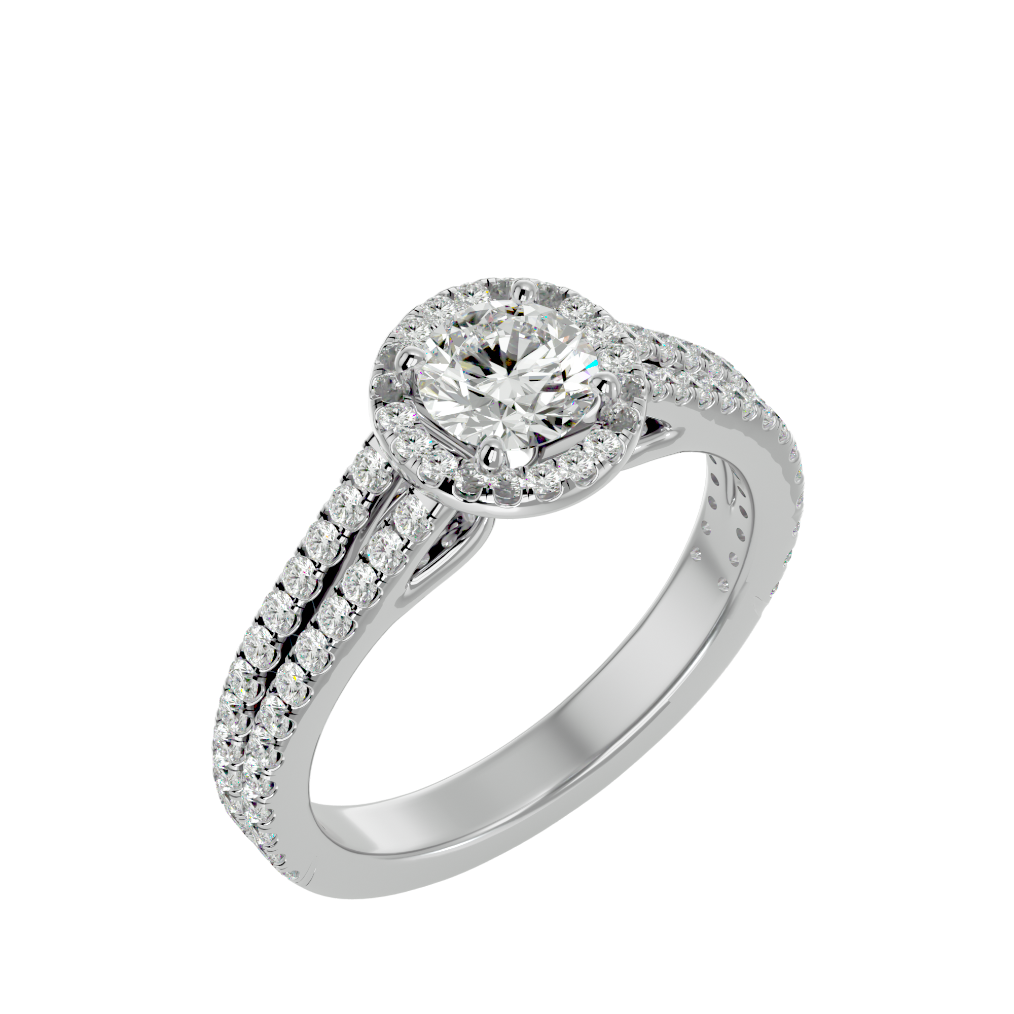 Twinkling Treasure Solitaire Womens Ring