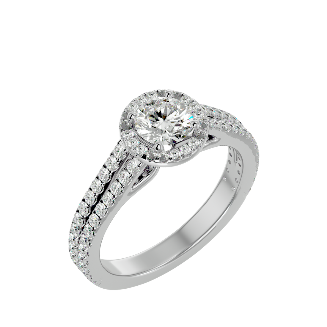 Handcrafted Diamond Ring with Elegant Detailing