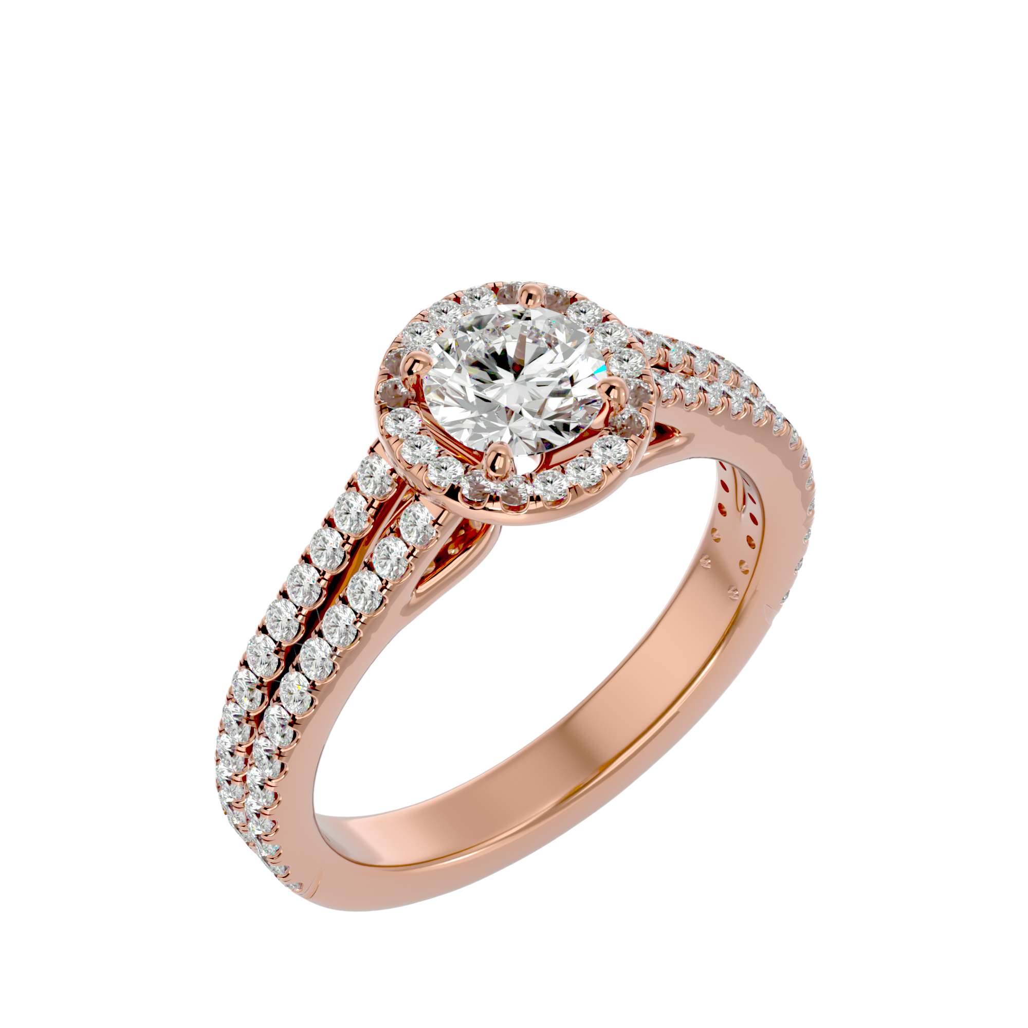 Handcrafted Diamond Ring with Elegant Detailing