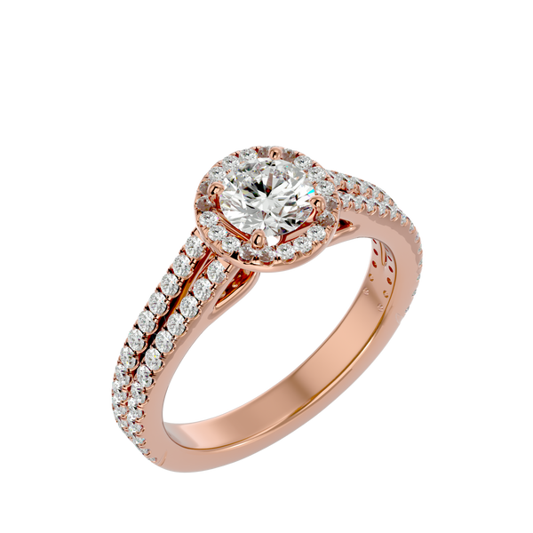 Handcrafted Diamond Ring with Elegant Detailing