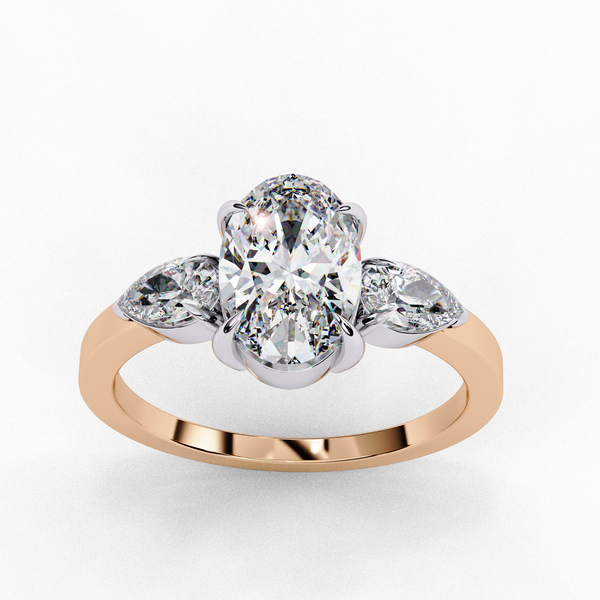 Timeless Three Stone  Diamond Ring