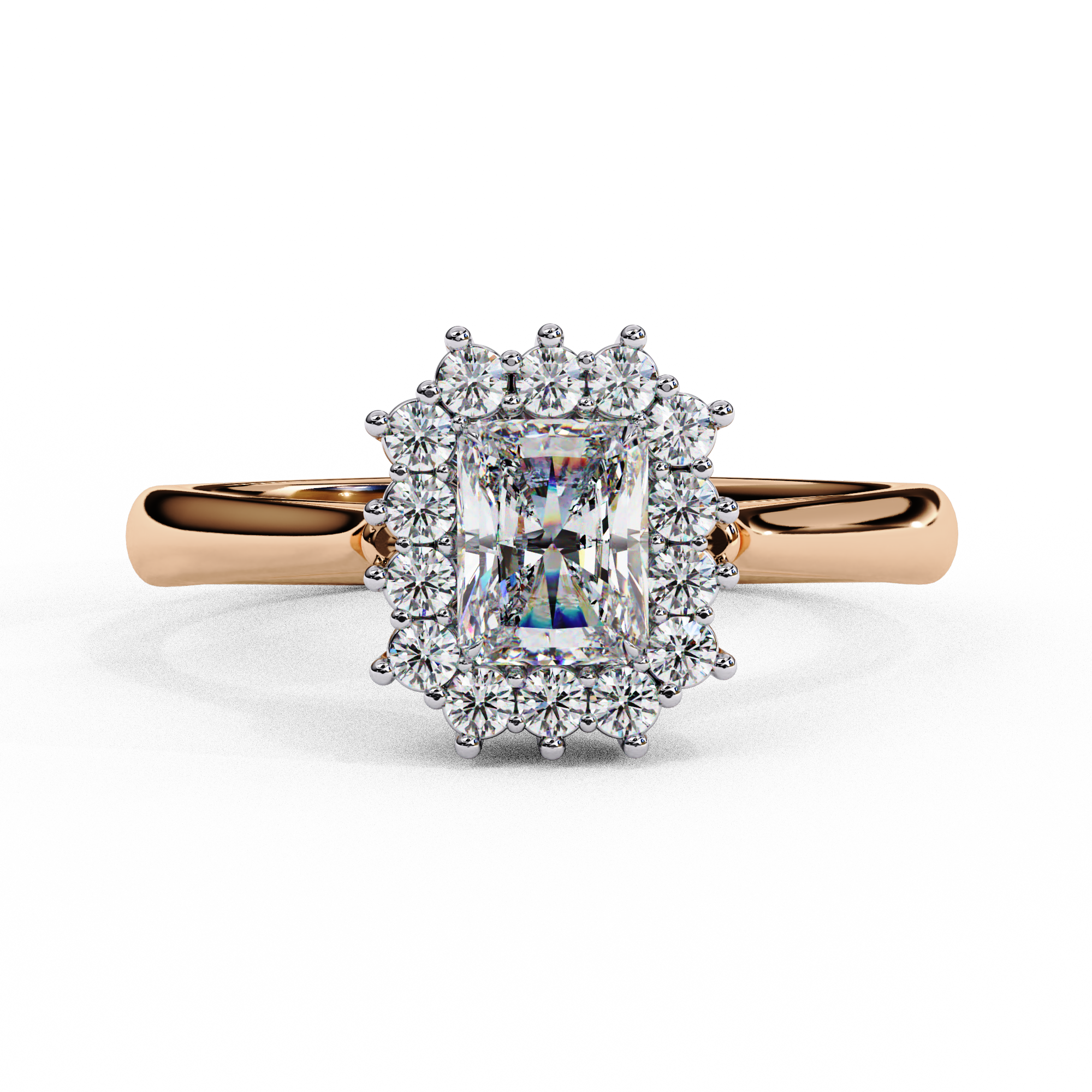 Dazzling Dreams Radiant Halo Ring