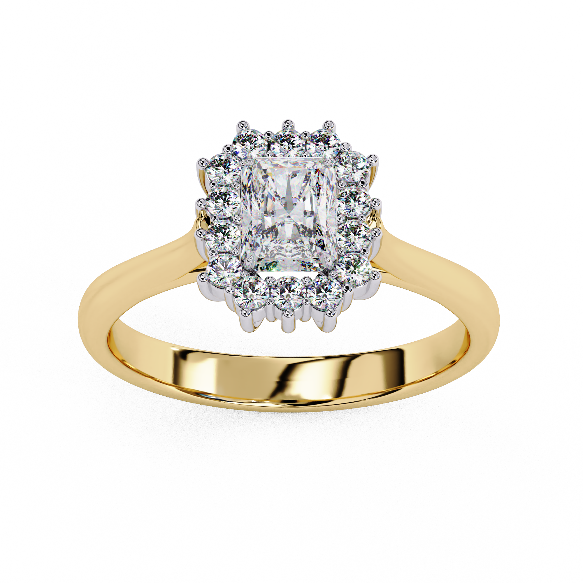 Dazzling Dreams Radiant Halo Ring