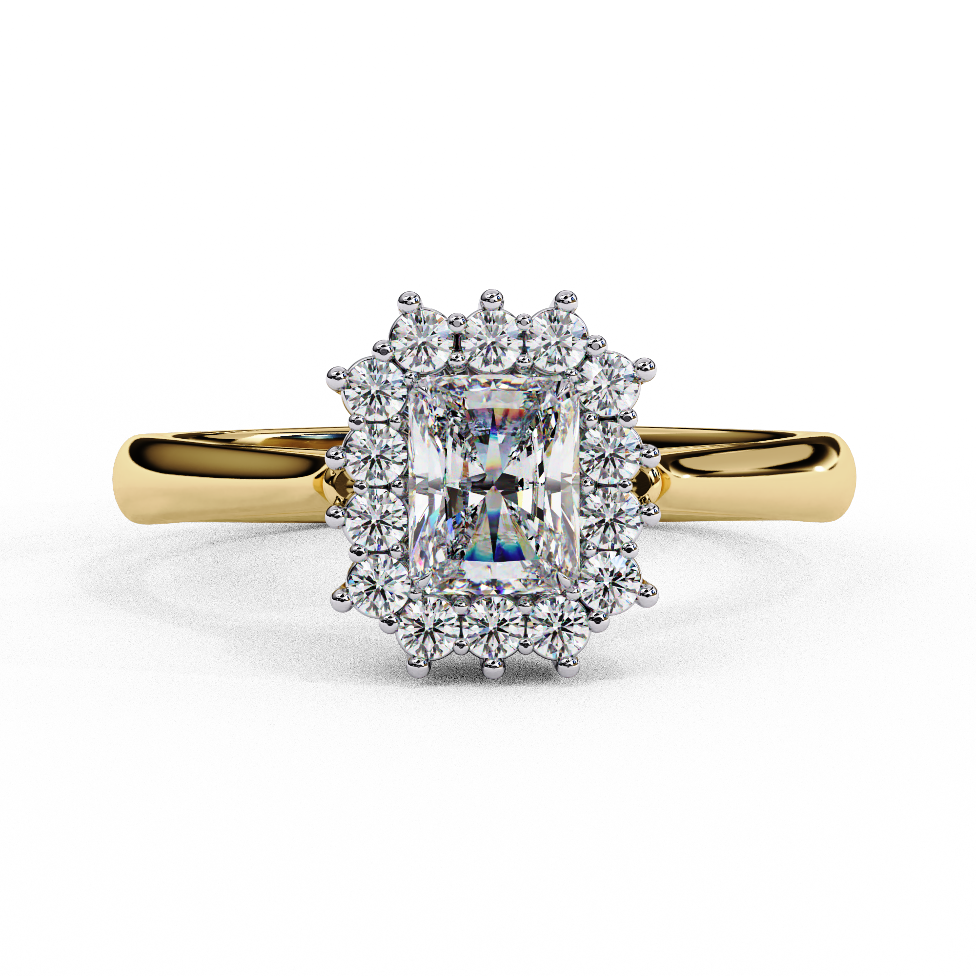 Dazzling Dreams Radiant Halo Ring