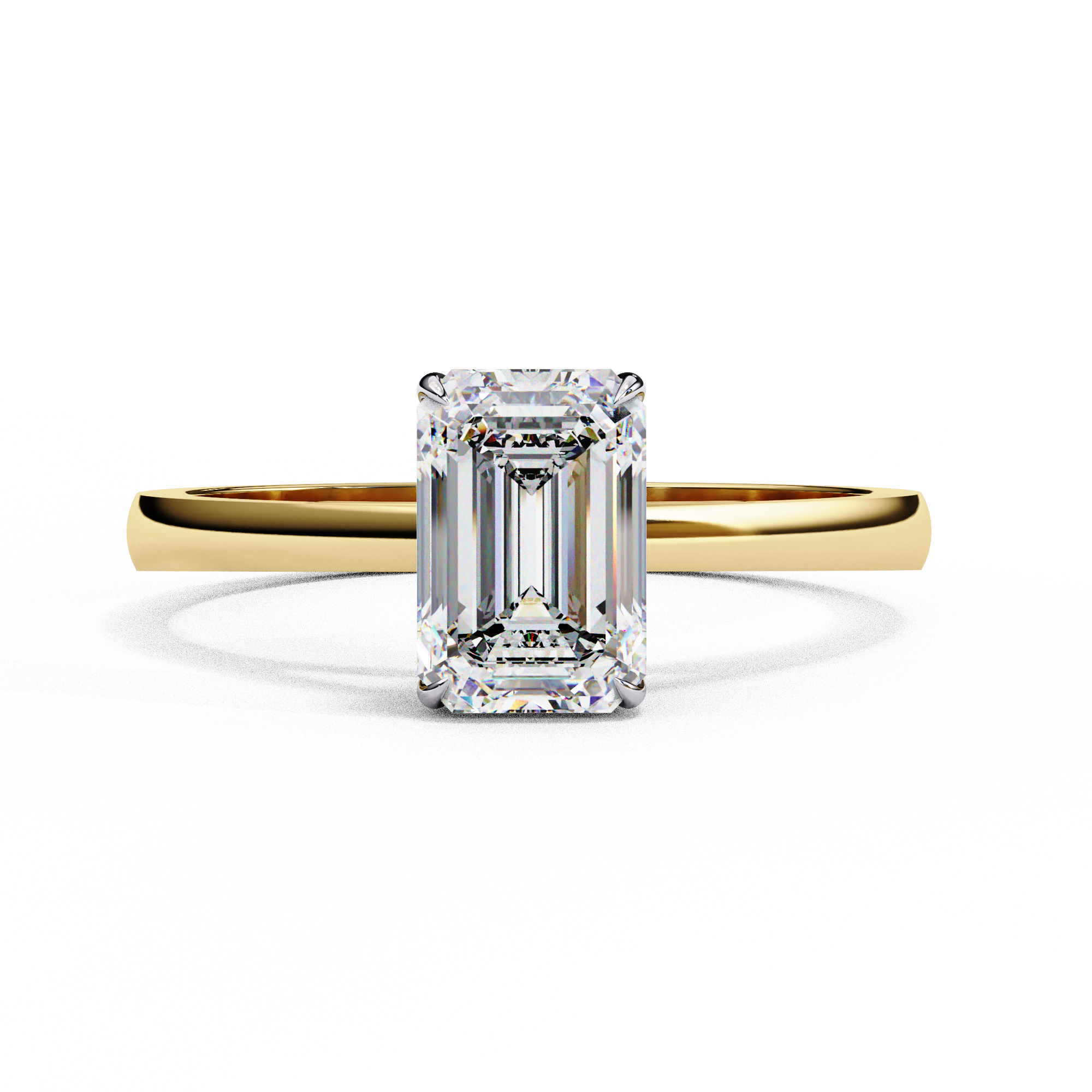 Endless Grace Emerald Solitaire Ring