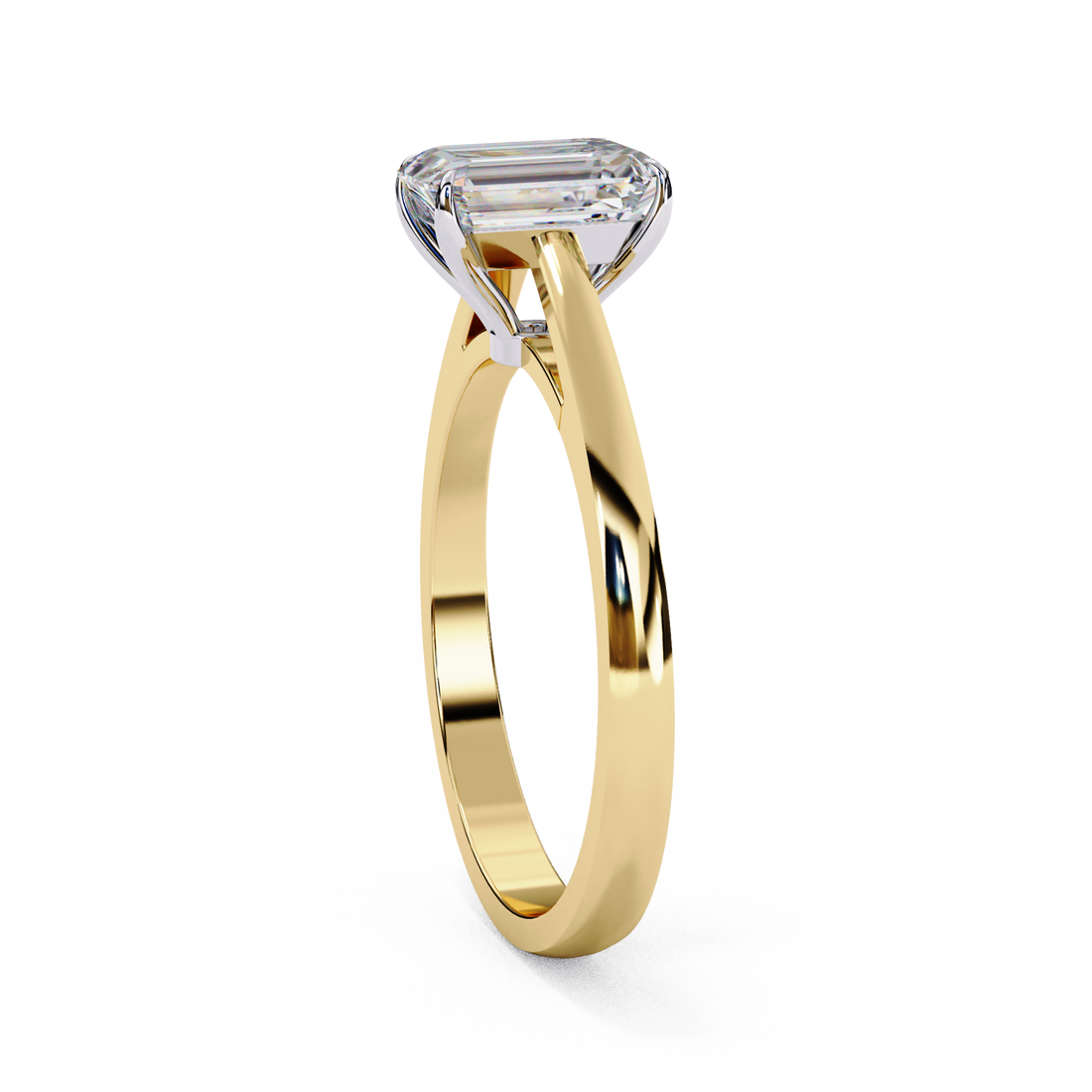 Endless Grace Emerald Solitaire Ring