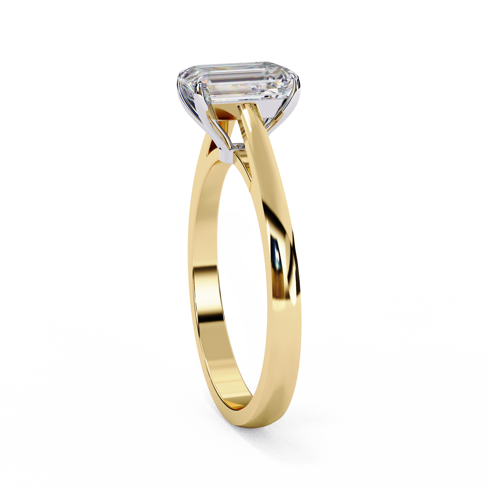Endless Grace Emerald Solitaire Ring