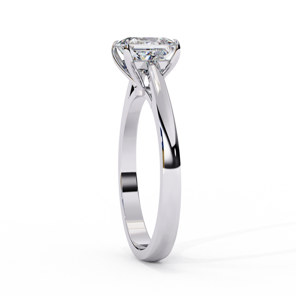 Regal Radiance Princess-Cut Solitaire Ring