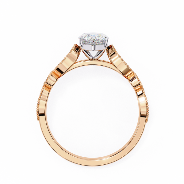 Marquise Diamond Vintage Inspired Ring