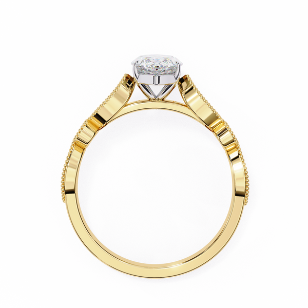 Marquise Diamond Vintage Inspired Ring