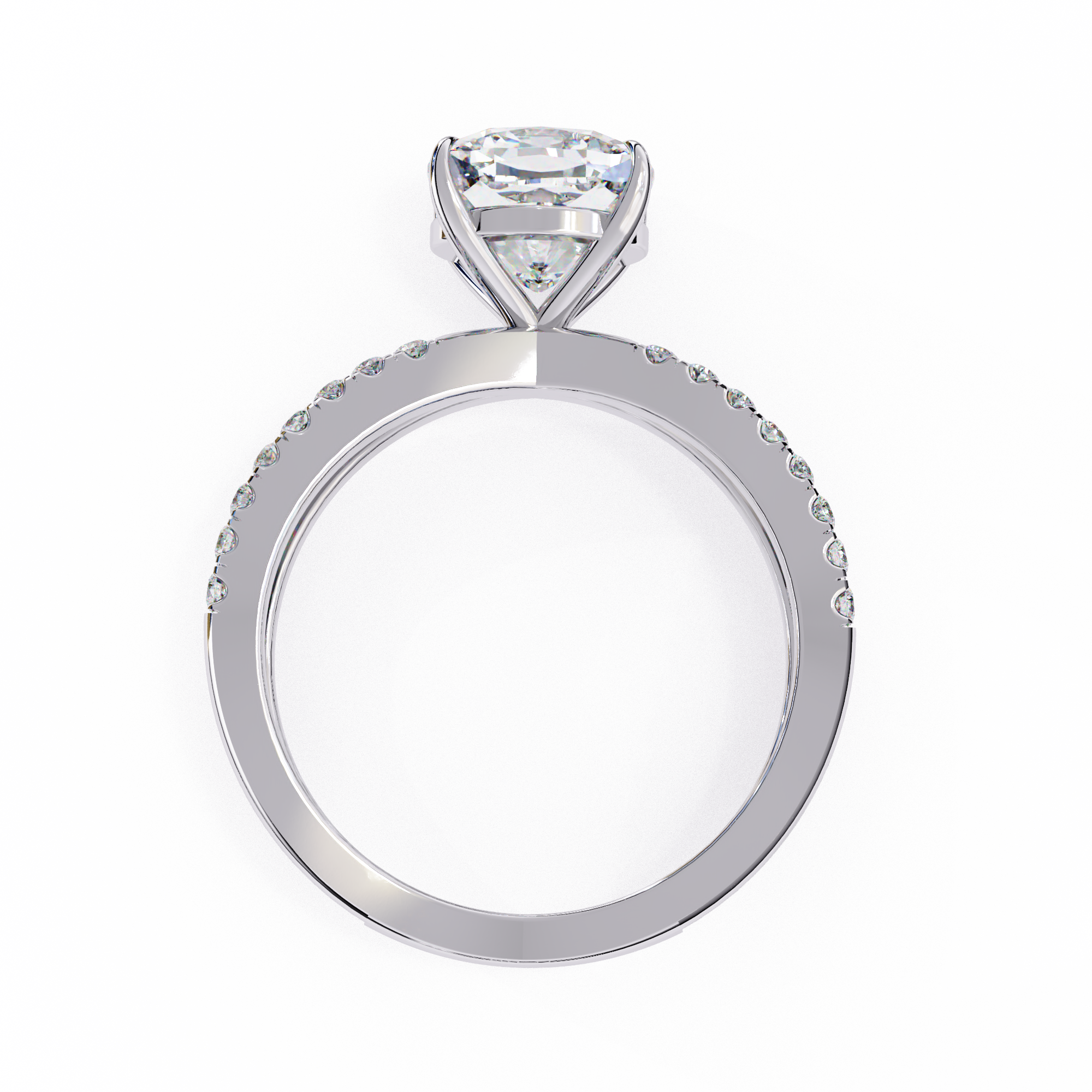 Hearts On Fire Camilla Criss-Cross Diamond Engagement Ring