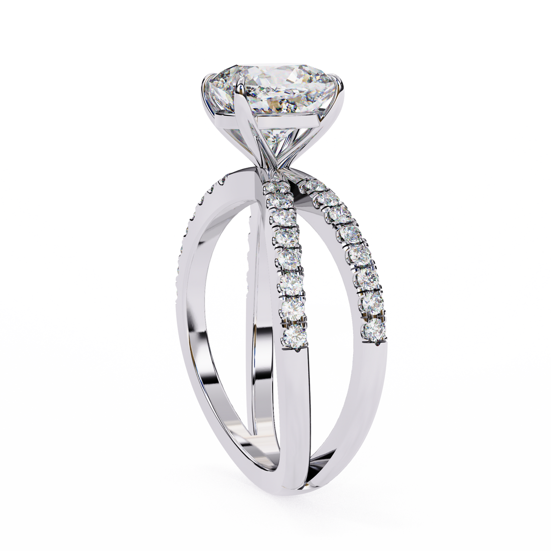 Hearts On Fire Camilla Criss-Cross Lab Grown Diamond Ring
