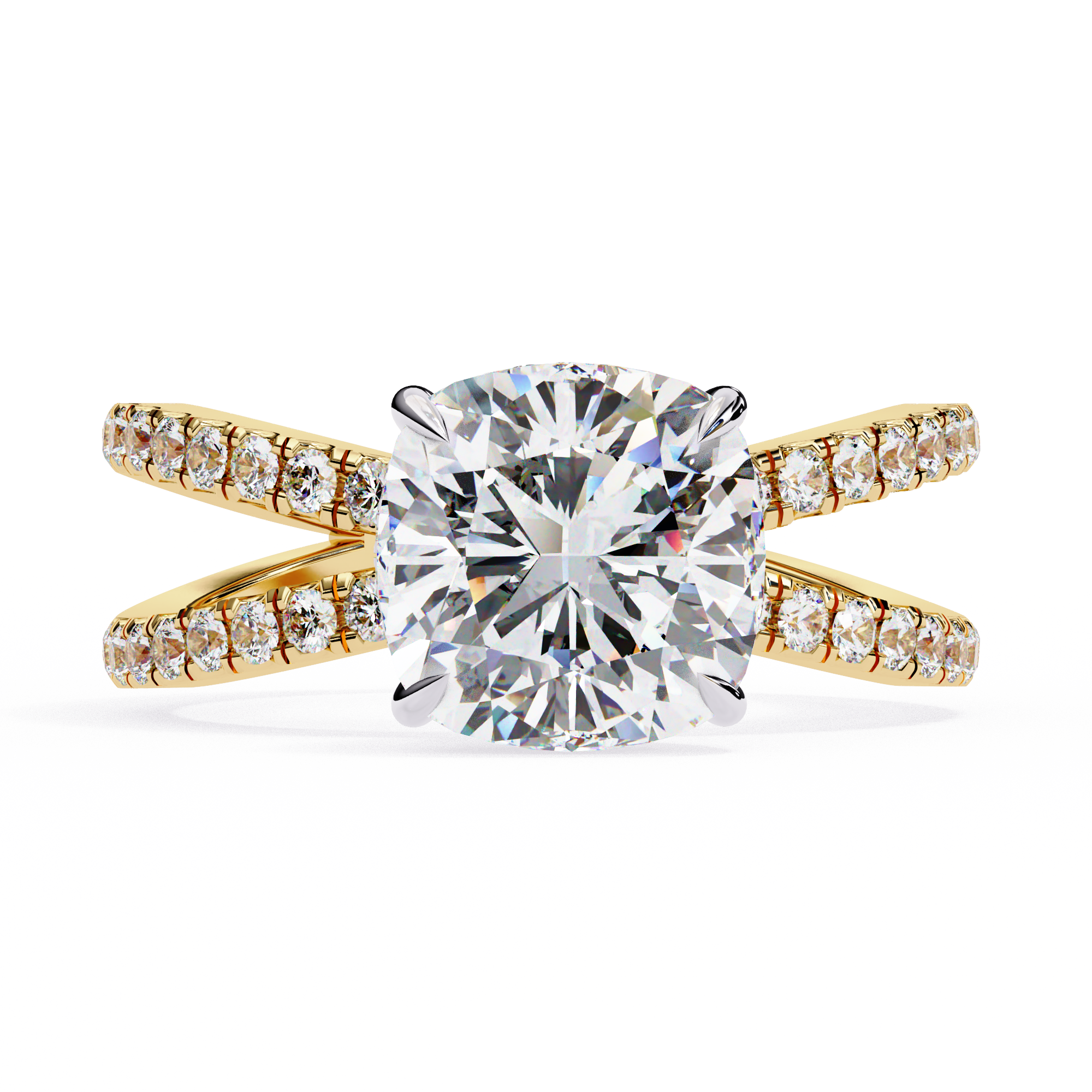 Hearts On Fire Camilla Criss-Cross Diamond Engagement Ring