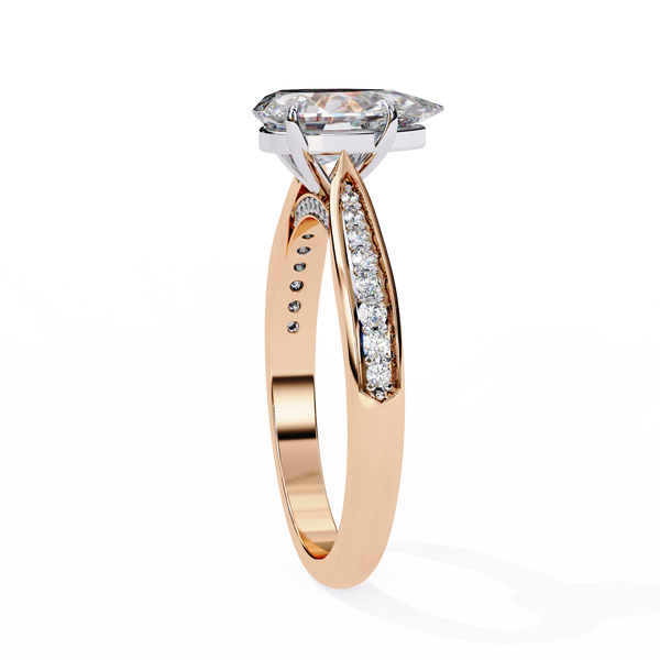The Aurelian Pear Soloitaire Ring