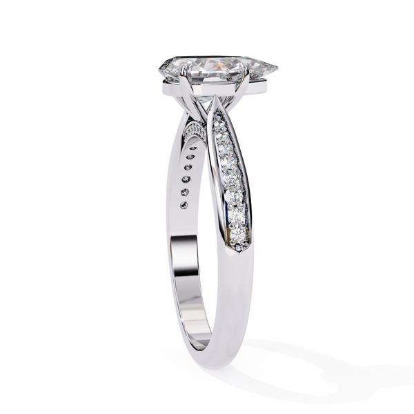 The Aurelian Pear Soloitaire Ring