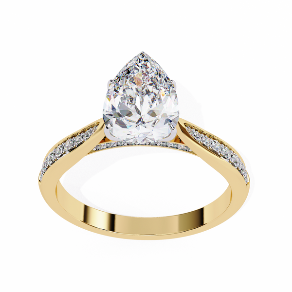 The Aurelian Pear Soloitaire Ring