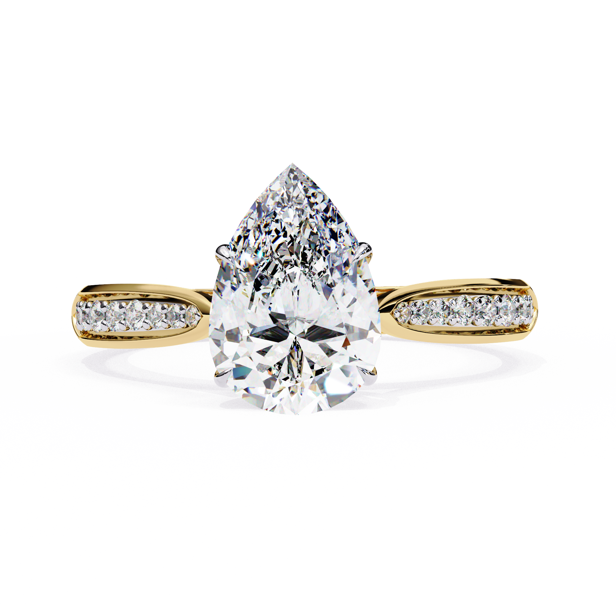 The Aurelian Pear Soloitaire Ring
