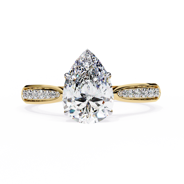 The Aurelian Pear Soloitaire Ring