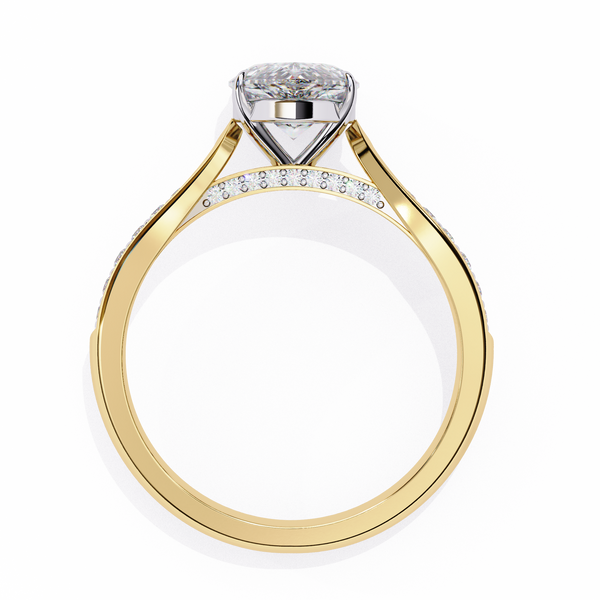 The Aurelian Pear Soloitaire Ring