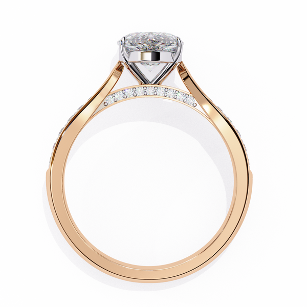 The Aurelian Pear Soloitaire Ring
