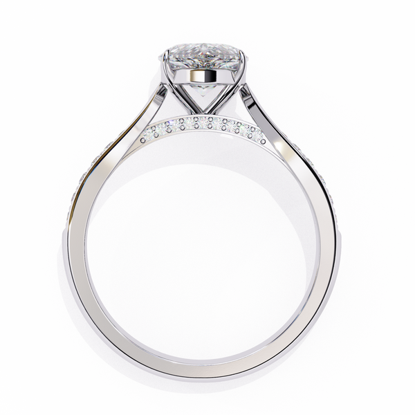 The Aurelian Pear Soloitaire Ring