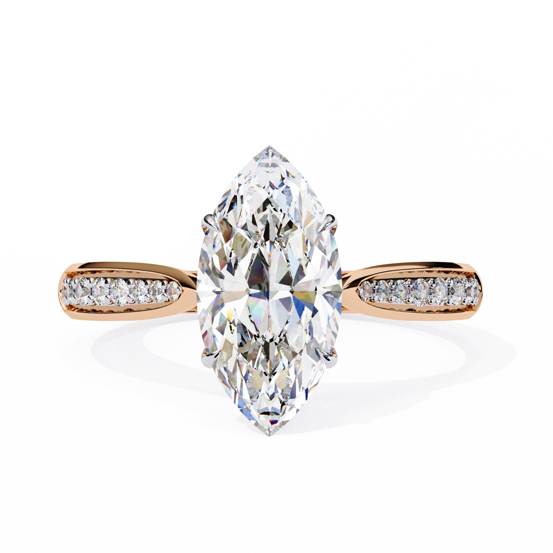 Aurora Embrace Solitaire Ring