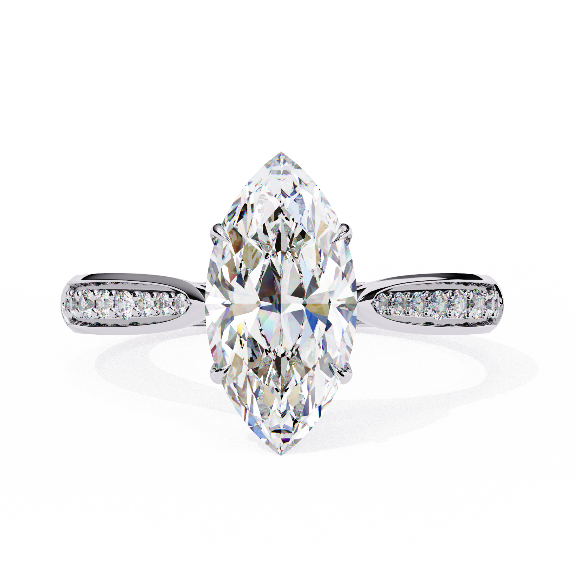 Aurora Embrace Solitaire Ring
