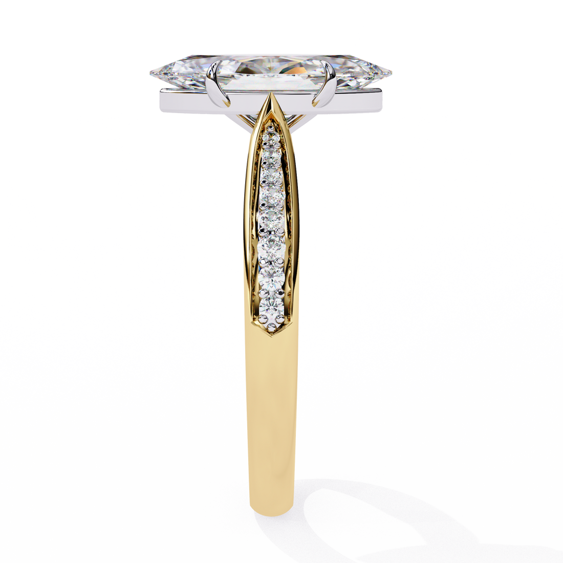 Aurora Embrace Lab Grown Diamond Solitaire Ring