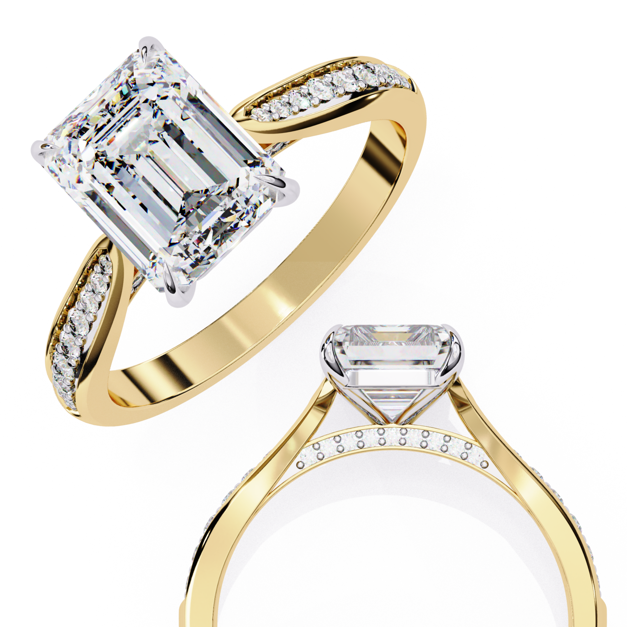 The Aurelian Emerald Soloitaire Ring