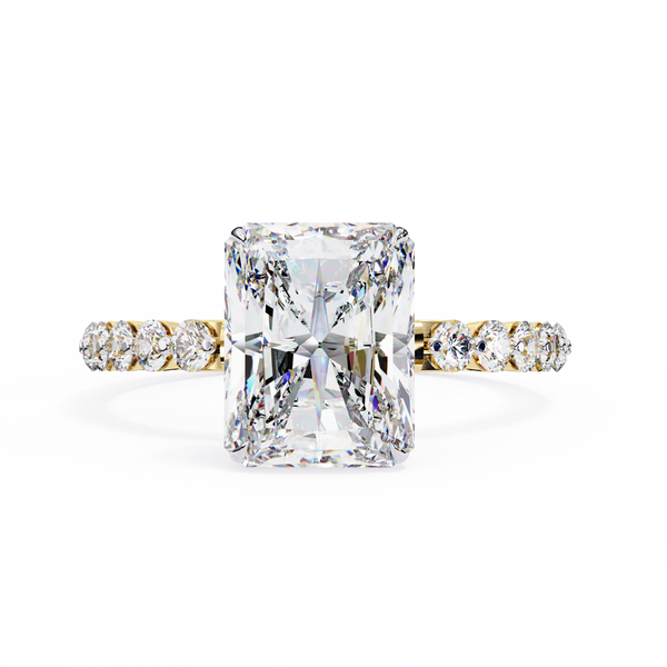 Luxury Radiant Cut Diamond Rin