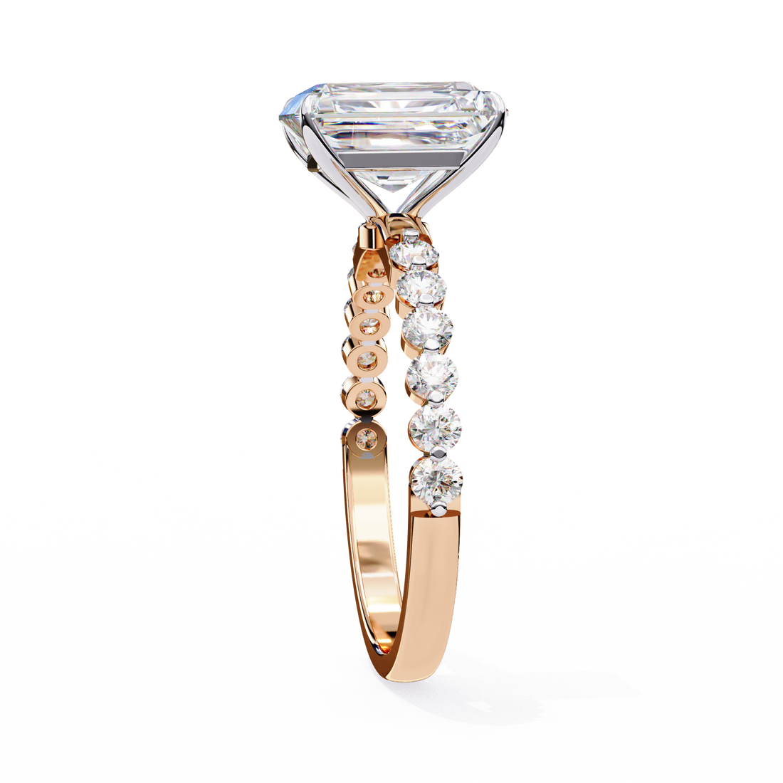 Luxury Radiant Cut Diamond Rin