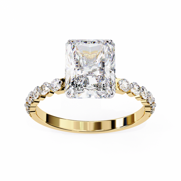 Luxury Radiant Cut Diamond Rin