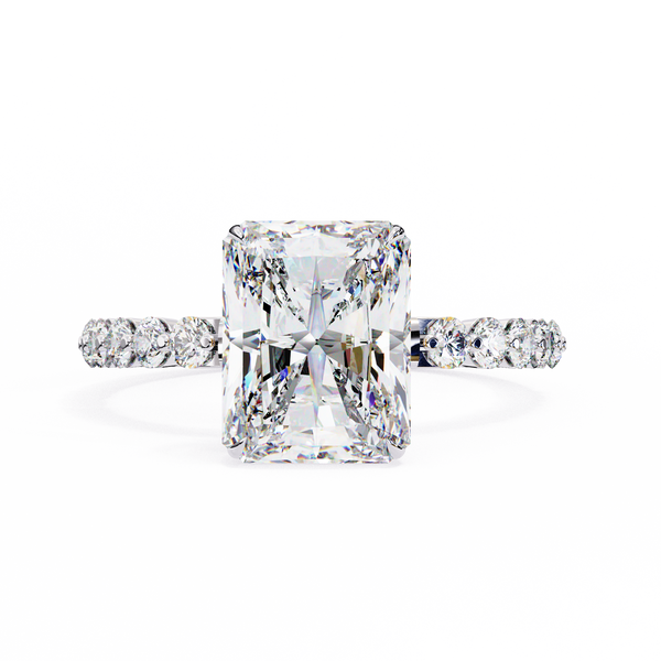 Luxury Radiant Cut Diamond Rin