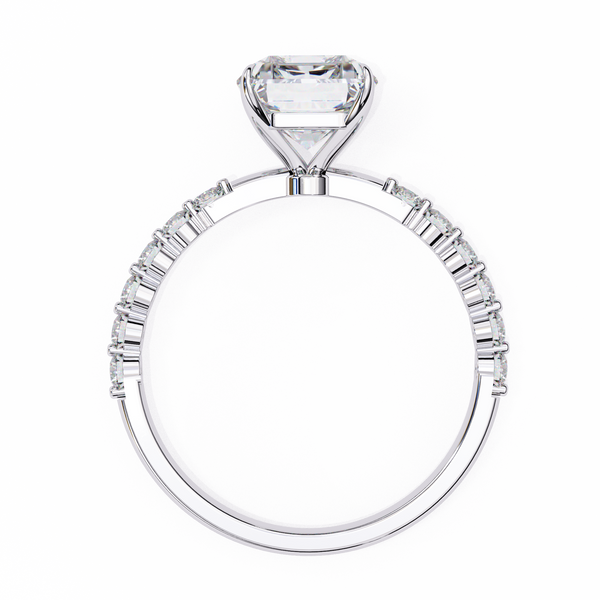 Luxury Radiant Cut Diamond Rin