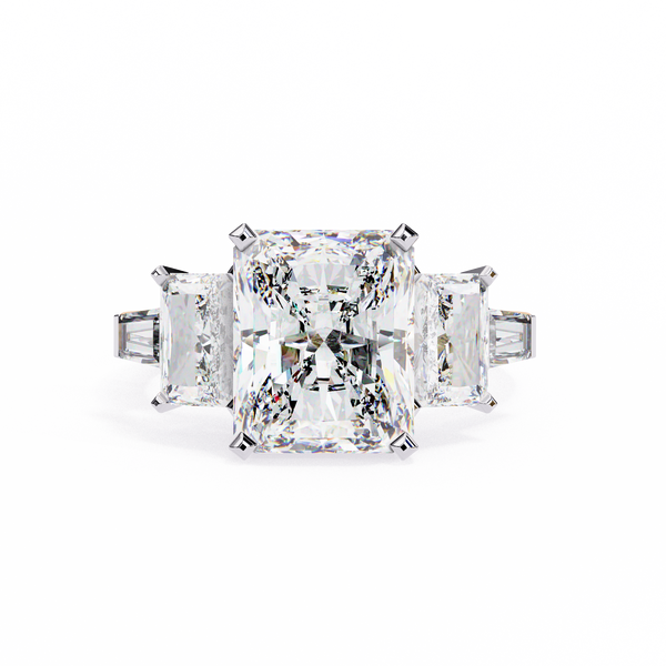 Forever One Solitaire Three-Stone Ring