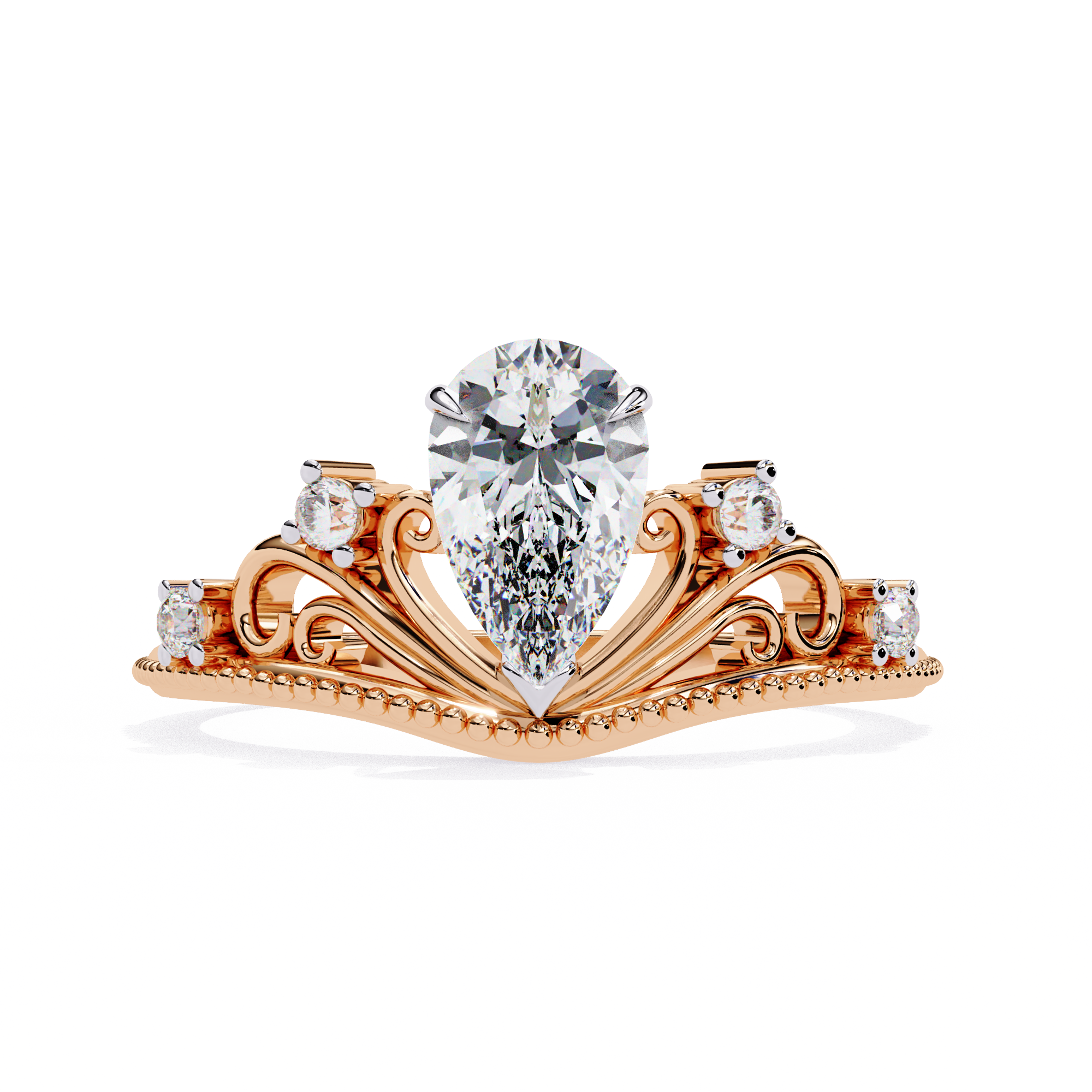 Tiara Engagement Ring