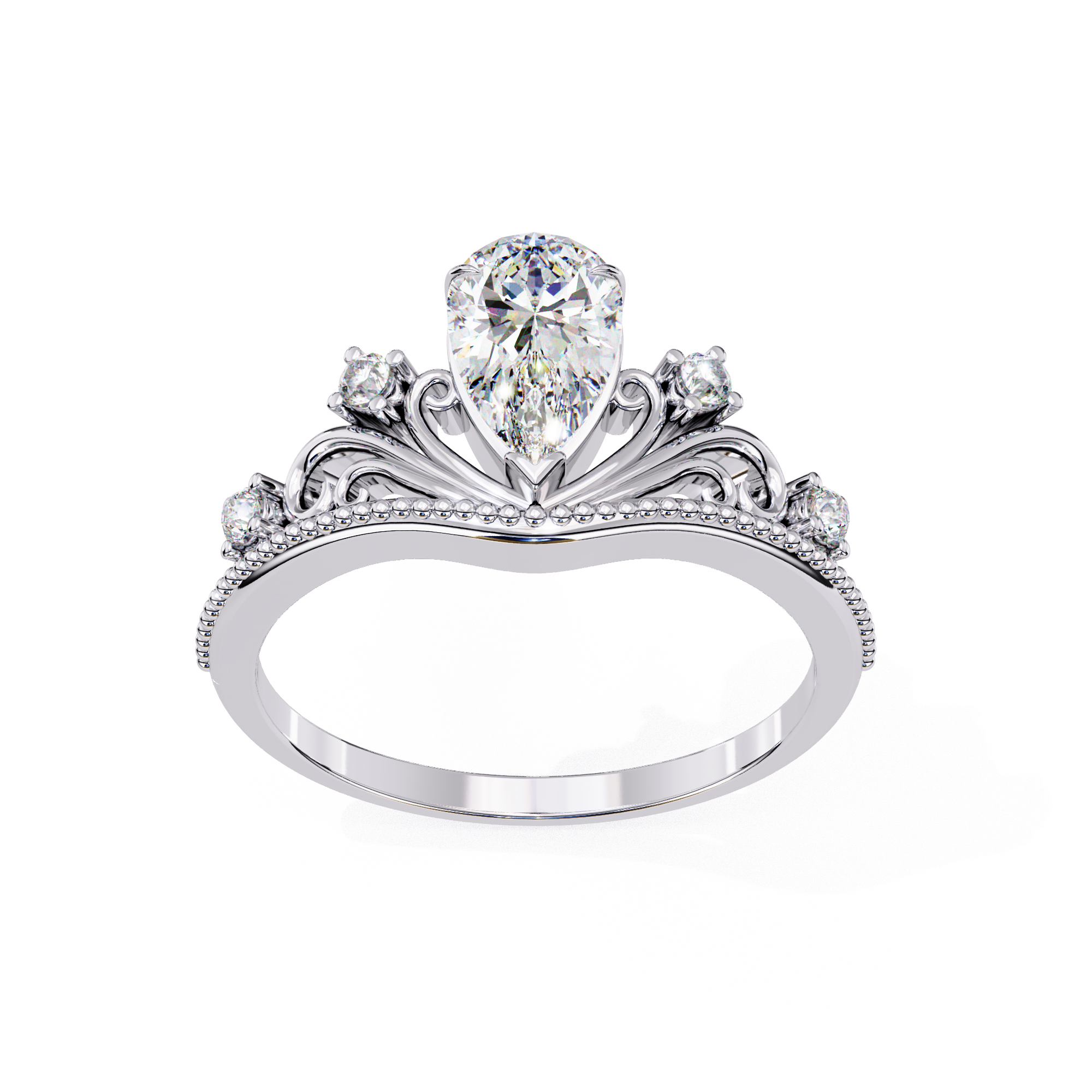 Tiara Engagement Ring