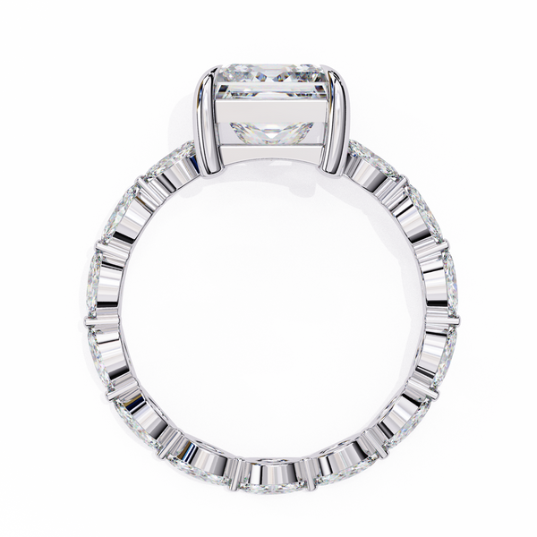 Luxury Princess Cut Diamond Wedding Ring